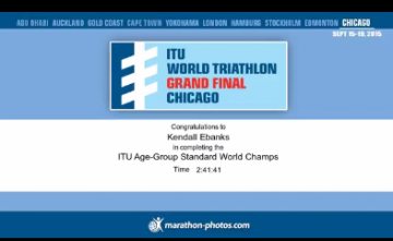 Kendall Ebanks Finishes ITU WTS Finals -Chicago 2015